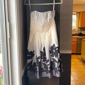 White House Black Market Strapless Dress.